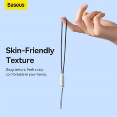 Dây Treo Tai Nghe Tiện Lợi Baseus Crystal Series Earphone Lanyard Gray