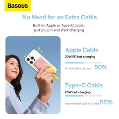Sạc Dự Phòng Baseus Popsicle 5200mAh 20W | Kèm Sẵn Dây Sạc, Tùy Chọn Cáp Type-C / Ln