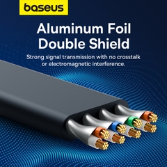 Cáp Mạng Baseus CAT7 10Gbps | Dây Dẹt 1.5mm, Siêu Mỏng, Chống Nhiễu, Chơi Game