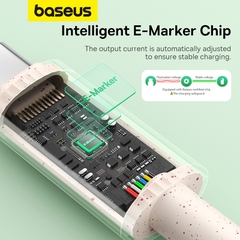 Cáp Sạc Baseus Habitat 100W Type-C to Type-C | Tự Phân Hủy, Sạc Laptop & Điện Thoại