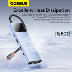 Hub Chuyển Đổi Baseus Metal Gleam II | HDMI 4K@60Hz, 10Gbps, PD 100W