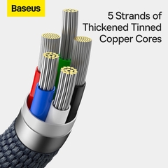 Cáp sạc nhanh, truyền dữ liệu tốc độ cao siêu bền Type C to Lightning Baseus Crystal Shine Series Fast Charging Data Cable