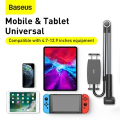 Giá Đỡ Baseus Otaku Pro Kẹp Bàn/Đầu Giường | Tay Uốn Cong Linh Hoạt Cho Điện Thoại & Pad