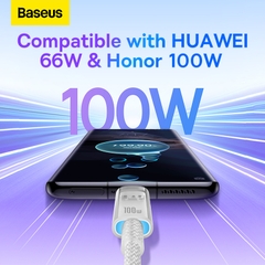 Cáp Sạc Nhanh Baseus Explorer Series USB to Type-C 100W | Tự Động Ngắt Khi Quá Nhiệt
