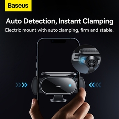 Đế giữ điện thoại Baseus Steel Cannon pro Solar Electric Car Mount
