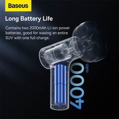 Máy Đánh Bóng & Lau Sáp Xe Hơi Không Dây Baseus | Xóa Xước Nhẹ, Pin Trâu, Thiết Kế Mini Tiện Lợi
