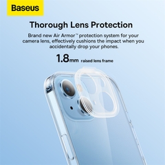 Ốp Lưng nhựa dẻo tặng kèm Cường Lực Baseus Illusion Series Protective Case For IP 14