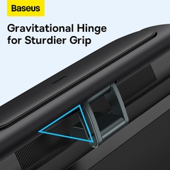 Quạt Baseus 2 trong 1 Gắn Màn Hình & Để Bàn | Dáng Dài 300mm, Không Cánh, Gió Tự Nhiên