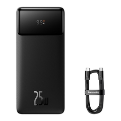 Sạc Dự Phòng Baseus Bipow 20000mAh 25W | Sạc Nhanh PD, Màn Hình LED, 3 Cổng Sạc
