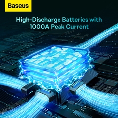 Bơm Lốp Đa Năng Kiêm Kích Bình Ô Tô Baseus Super Energy 2-in-1 Jump Starter（1000A)