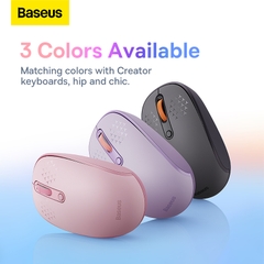 Chuột Không Dây Baseus F01A | Hỗ Trợ Wireless 2.4GHz & Bluetooth, Click Yên Tĩnh