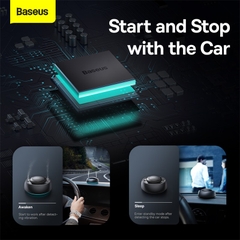 Máy Khuếch Tán Nước Hoa Ô Tô Baseus | 2 Vòi Phun Thông Minh, Tự Động Bật/Tắt