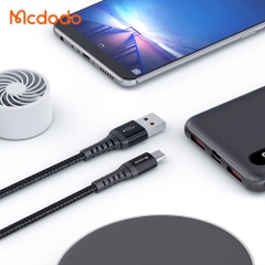 Cáp Sạc Nhanh Mcdodo Buy Now 3A USB to Micro | Dây Dù Siêu Bền, Chống Đứt Gãy