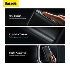Pin sạc dự phòng Baseus Bipow Pro Digital Display Fast Charge Power Bank 10000mAh 20W (With Simple Series Charging Cable USB to Type-C 3A 0.3m )