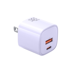 Cốc Sạc Nhanh Mcdodo Nano Series 33W PD+QC Dual Port Charger (Chân cắm dẹp US, USB  Type-C)