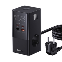 Trạm Sạc Nhanh Để Bàn Baseus 100W 7 trong 1 | Sạc Cùng Lúc Laptop & Điện Thoại, Tự Ngắt An Toàn 0.1s