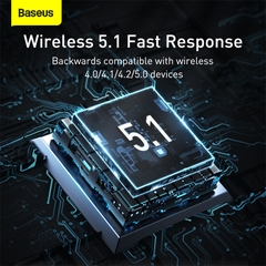 USB Bluetooth Adapter Baseus BA04  | Kết Nối Plug & Play, Hỗ Trợ Kết Nối 7 Thiết Bị Cùng Lúc