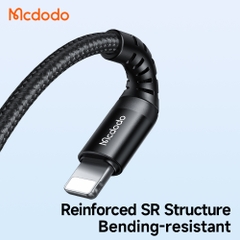 Cáp Sạc Nhanh Mcdodo 36W PD Type-C to Ln | Sạc Siêu Nhanh Cho Máy Tính Bảng & Điện Thoại