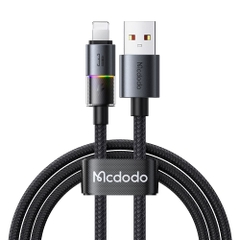 Cáp Sạc Gaming Mcdodo 3A USB to Ln | Hiệu Ứng Đèn LED 7 Màu, Sạc Nhanh