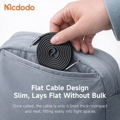 Cáp Sạc Mcdodo Cab Mage Type-C to Ln 36W | Tự Cuốn Gọn Nhẹ, Cáp Dẹt Từ Tính