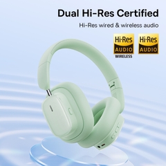 Tai Nghe Chụp Tai Baseus Bowie H1i Chống Ồn | Chuẩn Âm Thanh Kép Hi-Res, Spatial Audio, Pin 100 Giờ