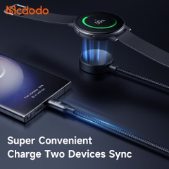 Cáp Sạc Nhanh Mcdodo 60W 2 trong 1 | Sạc Cùng Lúc Điện Thoại & Đồng Hồ Thông Minh