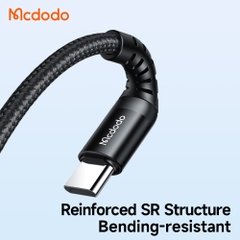 Cáp Sạc Nhanh Mcdodo 60W PD Type-C to Type-C | Gia Cố Chống Gãy Gập, Siêu Bền