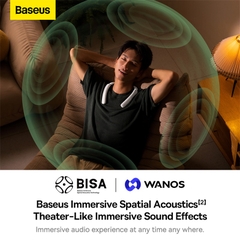 Loa Bluetooth Đeo Cổ Baseus AeQur N10 | Âm Thanh Không Gian, Thiết Kế Gấp Gọn