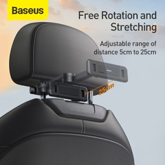 Giá Đỡ Điện Thoại Sau Ghế Baseus Fun Journey | Xếp Gọn, Xoay 360, Cho Pad Tablet, Gọn Nhẹ