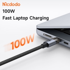Cáp Sạc Nhanh Mcdodo USB / Type-C to M+L+C 6-in-1 100W Transparent Cable with Charging Light