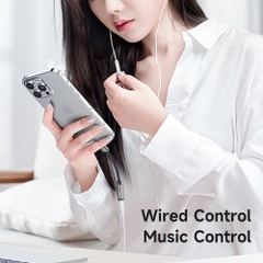 Đầu Chuyển Mcdodo Raindrops Cổng Ln ra Jack 3.5mm | Âm Thanh Chất Lượng Cao, Hỗ Trợ Mic & Phím