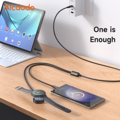 Cáp Sạc Nhanh Mcdodo 60W 2 trong 1 | Sạc Cùng Lúc Điện Thoại & Đồng Hồ Thông Minh