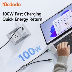 Cáp Sạc Nhanh Đa Năng Mcdodo 2-in-1 cable C to C + iP/C Simple version (1.5m)