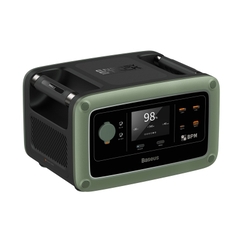Bộ Sạc Di Động Baseus Energy Stack Digital Portable Power Station (Parallel Operation) 600W (EU 220V) Forest Green