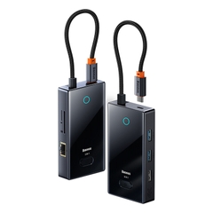 Hub Chuyển Đổi Baseus PioneerJoy Type-C | Hỗ Trợ Xuất Hình 4K/8K, Sạc Nhanh PD 100W