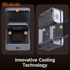 Đế Sạc Không Dây Mcdodo 3 trong 1 | Gập Gọn, Chuẩn Qi2, Sạc Điện Thoại, Đồng Hồ & Tai Nghe