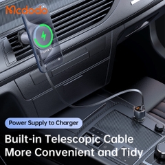 Giá Đỡ Ô Tô Mcdodo MagQ Qi2 Kèm Dây Tự Rút Gọn | Sạc Không Dây 15W, Chứng Nhận Qi2