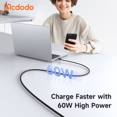 Cáp Sạc Mcdodo Nexus 60W PD | Cáp 4 trong 1 USB/Type-C ra Type-C/Ln, Đầu Hít Nam Châm