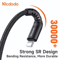 Cáp Sạc Mcdodo 3A USB to Ln | Sạc Nhanh An Toàn, Bện Dù Bền Bỉ, Chính Hãng