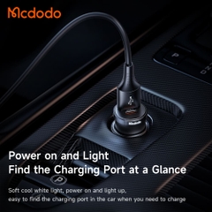 Tẩu Sạc Mcdodo Cool Series 33W | Sạc Nhanh 2 Cổng Type-C & USB
