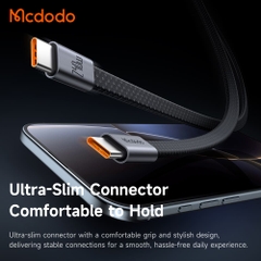Cáp Sạc Mcdodo Cab Mage Type-C to Type-C 240W | Tự Cuốn Gọn Nhẹ, Cáp Dẹt Từ Tính