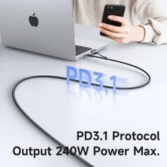Cáp Sạc Đa Năng Mcdodo 140W 2 in 1 Magetic Fast Cable