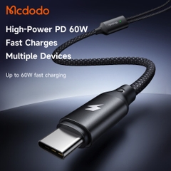 Cáp Sạc Nhanh Mcdodo 60W 2 trong 1 | Sạc Cùng Lúc Điện Thoại & Đồng Hồ Thông Minh