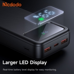 Sạc Dự Phòng Mcdodo 22.5W Màn Hình LED | Dung Lượng 10000/20000/30000mAh