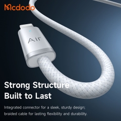 Cáp Sạc Nhanh Mcdodo Luma Slim Cable USB to Ln 3A | Dây Dù Siêu Bền, Có Đèn LED