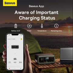 Trạm Điện Di Động Baseus ioTa 420W | 8 Cổng Sạc, PD 140W (Lưu Ý AC 110V)