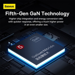 Trạm Sạc GaN Baseus PowerCombo 30W | 3AC + 2USB + Type-C, Công Nghệ GaN5 Hiện Đại
