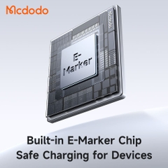 Cáp Sạc Nhanh Mcdodo 100W PD Type-C to Type-C | Thiết Kế Trong Suốt Lộ Mạch, Có Đèn LED