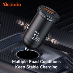 Tẩu Sạc Mcdodo Cool Series 33W | Sạc Nhanh 2 Cổng Type-C & USB