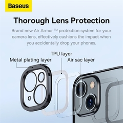 Combo Ốp Lưng Baseus Glitter Cho iP14 | Kèm Dán Cường Lực Full Màn Hình